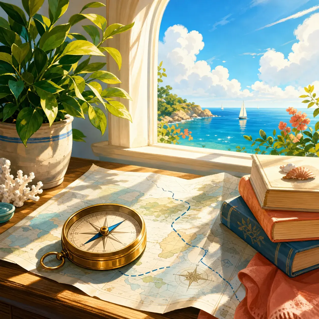 Compass illustration